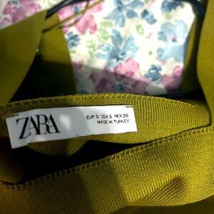 ZARA - green dress, very comfy, stretchy!